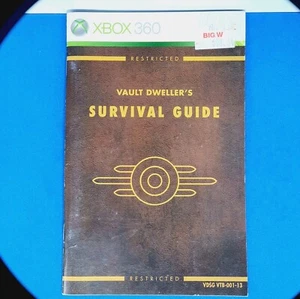 Fallout 3 Survival Guide Xbox 360 Instructions Manual Booklet  - Bild 1 von 5