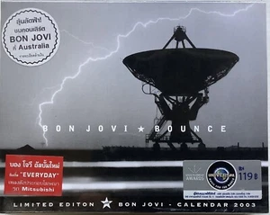 New Bon Jovi Bounce Cassette + 2003 Calendar Limited Original Thailand Seal - Picture 1 of 2