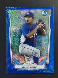2014 Bowman Chrom Mini blau Refraktor Julio Urias #136/250 BM-LAD2 LA Dodgers - Bild 1 von 2