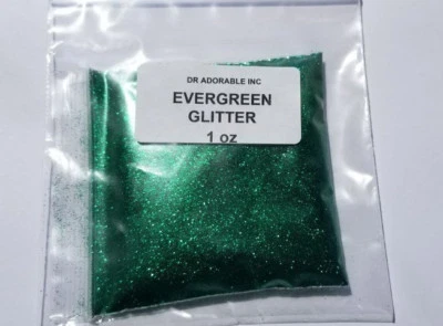 1 oz EVERGREEN GLITTER Craft Cosmetic Silk Microfine Glitter Powder Free Shipp - Image 1 of 4