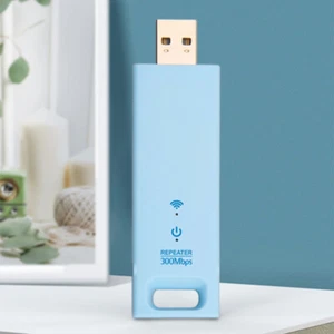 USB WiFi Repeater Portable USB 2.0 WiFi Repeater Plug and Play for Home Travel - Afbeelding 1 van 11