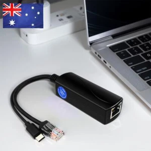 PoE 48V To USB-C 5V/4A Output IEEE802.3af/at Compliant Type C PoE Splitter 5V/4A - Afbeelding 1 van 13