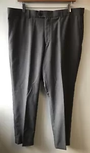 Graue Herrenhose W38 L29 maßgeschneiderte Passform neu mit Etikett UVP £20 F+F - Bild 1 von 14