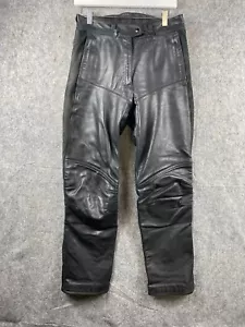hein gericke lederhose uk 12 30 inch waist schwarz gebraucht aber noch schön.. - Bild 1 von 18