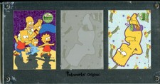 2000 Inkworks Bart Simpson #65 Cyan Printing Plate 1/1 Framed