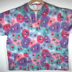 Flagstaff Industries Corp. Adult Large Multicolor Short Sleeve Scrub Top - Picture 1 of 7