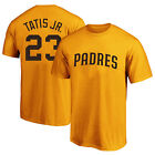 Men's Fernando Tat-S Jr. Gold San Diego Padres Big & Tall Name & Number T-Shirt