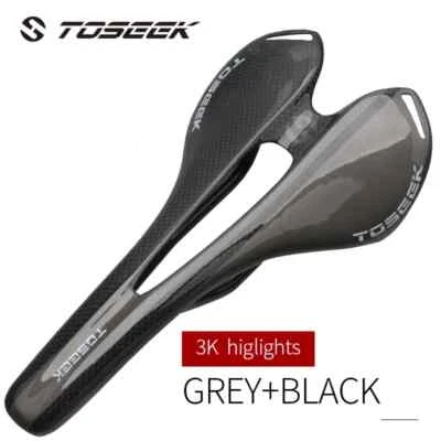 Full Carbon Fiber Bicycle Saddle MTB Road Folding Bike Saddle Seat Matt/Gloss - Image 1 of 4