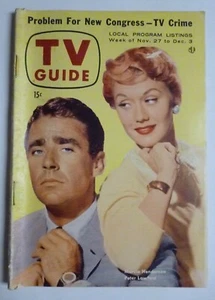 New York Metro Nov 27 1954 TV Guide LAWFORD Marcia Henderson Shakespeare TONIGHT - Picture 1 of 4