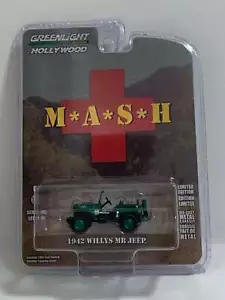 Greenlight 1:64 Hollywood Diecast 1942 Willys MB Jeep "MASH" 44900A -CHASE - Foto 1 di 1