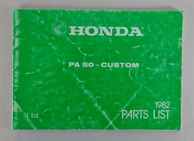 Catalogo Parti / Ricambi Honda PA 50 Custom Stand 04/1982 - Immagine 1 di 2