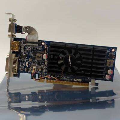 NVIDIA GeForce GT 210 512MB 1GB Gigabyte GV-210TC-1GI PCI Express Graphics Card - Image 1 of 4