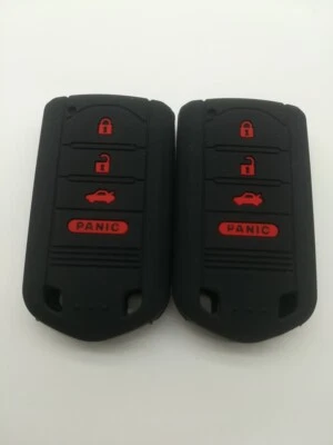 2*Rubber Fob Remote key Case cover For 2013-2017 Acura ILX RDX ZDX TL M3N5WY8145 - Imagem 1 de 4