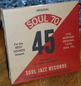 ~KILLER DEAL!! 5 UNPLAYED MINT 1970s SOUL 45s in SEALED BOX SET~JOHNNY ADAMS +4~ - Picture 1 of 3