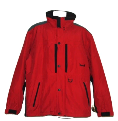 Vtg 2002 Salt Lake City Olympics Marker Red Ski Coat Parka Logo LARGE Mens NEW - Image 1 of 4