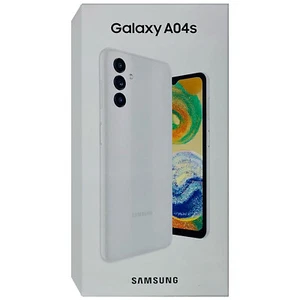 Samsung Galaxy A04S 4G/LTE White 32GB + 3GB Dual-SIM Unlocked SIMFree NEW - Afbeelding 1 van 1
