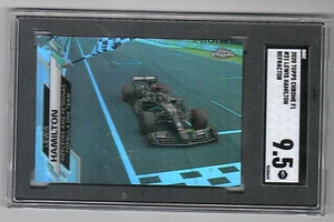 2020 Topps Chrome Formula 1 Refractor #21 Lewis Hamilton Car SGC 9.5 - Picture 1 of 2