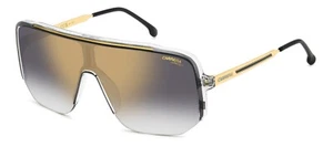 Brillen Sonnen- CARRERA 1060/S Cbl (FQ) Grau Crystal/Grau Shaded Gold Mir - Picture 1 of 5