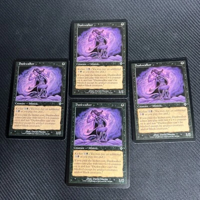 Duskwalker MTG Invasion Magic the Gathering Black Playset Vintage 4 - Image 1 of 4