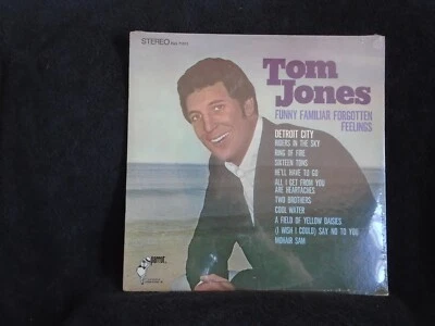 TOM JONES, Funny Familiar Forgotten Feelings USA New Sealed Old Stock LP - Image 1 of 4
