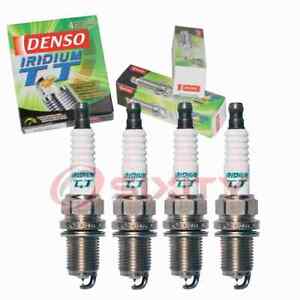 4 pc Denso Iridium TT Spark Plugs for 1988-1991 Honda CRX 1.5L 1.6L L4 os