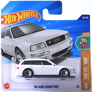 Hot Wheels 1984er Audi Avant RS2 Kombi Oldtimer Auto Weiß 29/250 HYX60 2025 - Bild 1 von 4