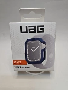Boîtier de montre Urban Armor Gear UAG Scout pour Apple Watch série 45 mm 7/8/9 (bleu) - Photo 1 sur 17