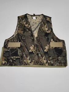 (#3) SAFTBAK Mossy Oak Breakup Camo Hunting Vest Size Men's XXL - Picture 1 of 6