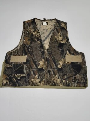(#3) SAFTBAK Mossy Oak Breakup Camo Hunting Vest Size Men's XXL  - Image 1 of 4