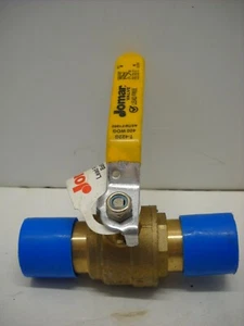 "Válvula de bola de latón sin plomo Jomar 104-526PG, T-422G 1-1/4", nuevo puerto estándar - Imagen 1 de 12