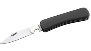 CUCHILLO DE BOLSILLO PLEGABLE HERBERTZ / ACERO INOXIDABLE / ABRIDOR DE BOTELLAS / NEGRO - Imagen 1 de 1