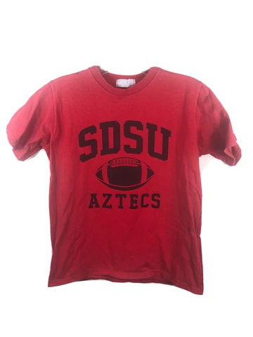 San Diego State SDSU Football Red T-Shirt - Men’s Small Cover