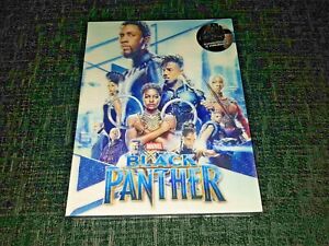 Black Panther 3D + 2D Blu-Ray BLUFANS Double Lenticular Steelbook New and Sealed
