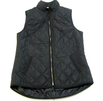 Chaleco acolchado con cremallera OLD NAVY negro para mujer S Foto 1 de 4