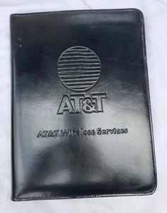 Vintage 90er AT&T Leder Mappe - Bild 1 von 4