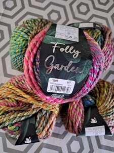 Cygnet Folly Garden Super Chunky Yarn 20% Wool - 5x100g Balls - 20707 Honeyberry - Picture 1 of 5