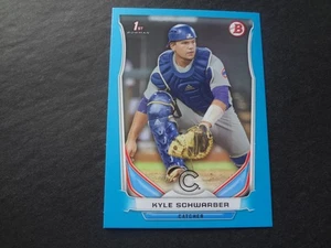Bowman Draft 2014 Kyle Schwarber/399 Blue Rookie DP2 1st RC Philadelphia - Imagen 1 de 2