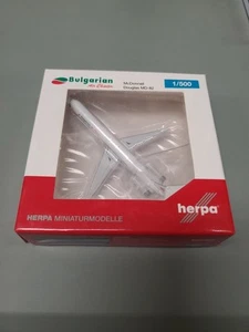 Bulgarian Air Charter MD-82 Reg# LZ-LDS Die Cast Herpa 530392 Scale 1:500 - Picture 1 of 2