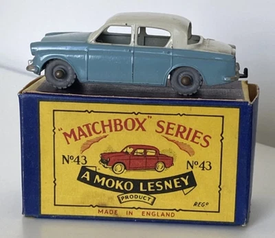 Matchbox Lesney 43a Hillman Minx MW Very Near Mint & Original Box - Image 1 of 4
