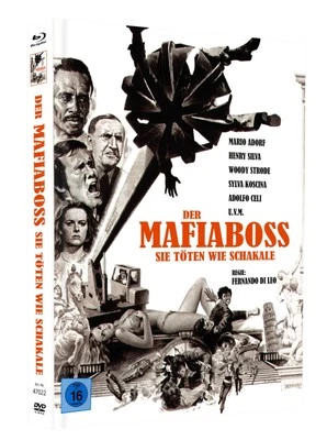 Mediabook the Mafiaboss They Töten Like Schakale Brass Balls Mario Adorf Blu-Ray - Image 1 of 2