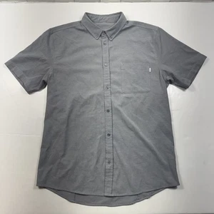 VUORI Bishop Shirt 2XL Gray Button Down Stretch Short Sleeve V153 - Picture 1 of 9