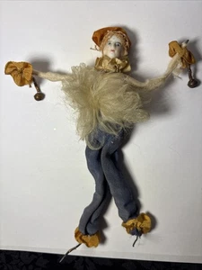 antique pierrot boudoir doll 1920-30’s - Picture 1 of 6