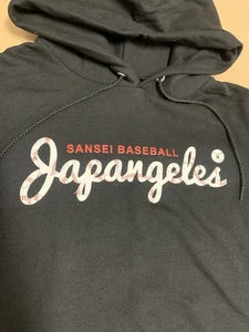 Japangeles + Champion HOODIE SMALL BLACK Baseball - schwer zu finden - Bild 1 von 16