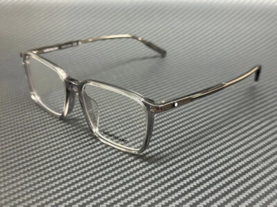 Gafas Mont Blanc MB0293OA 003 gris transparente para hombre medianas 54 mm Foto 1 de 4