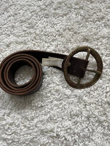 Y2K Diesel Vintage 90’s Leather Unisex Belt Size 90/36 - Bild 1 von 6