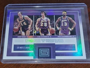 2017-18 Panini Status Factions #29 Wilt Chamberlain Gail Goodrich Jerry West  - Picture 1 of 3