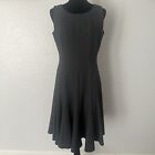 Calvin Klein Fit And Flare Cocktail Dress Charcoal Gray Size 6