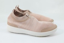 Fit Flop Uberknit Women's Neon Blush/Urban White Slip-On Sneakers 9M(ZAP2752)