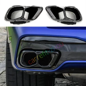 Reemplace el tubo de punta del silenciador de escape trasero 2 piezas para BMW X5 X6 X7 50i 2019-2023 - Imagen 1 de 8