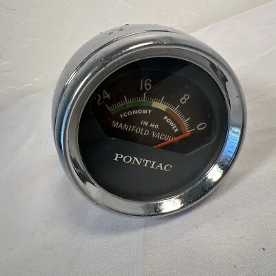 Colector de consola Pontiac 1962 1963 1964 1965 1966 63 64 65 medidor de vacío 9770337 Foto 1 de 4
